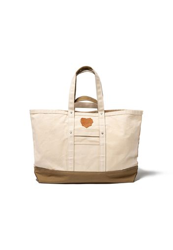 Human Made Heavy Canvas Large Tote Bag Beige