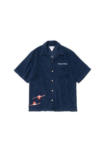 Human Made Pile Shirt Navy