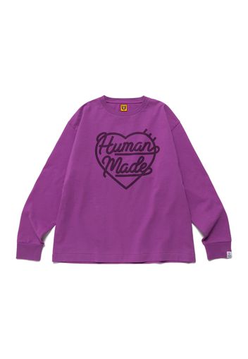 Human Made Heart L/S T-Shirt Purple