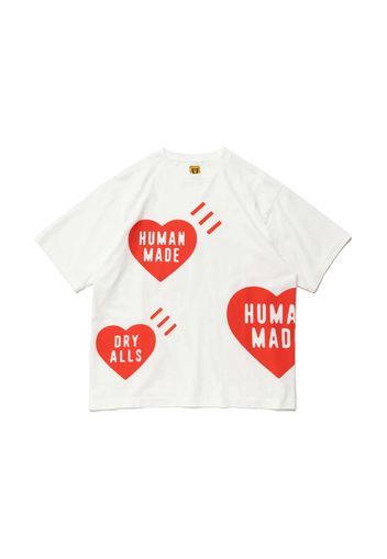 Human Made Big Heart T-Shirt White Red