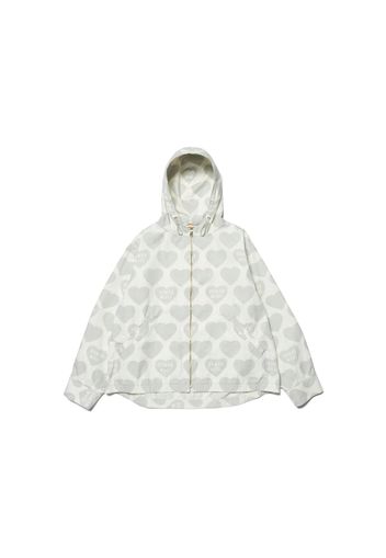 Human Made Heart Zip-Up Parka White