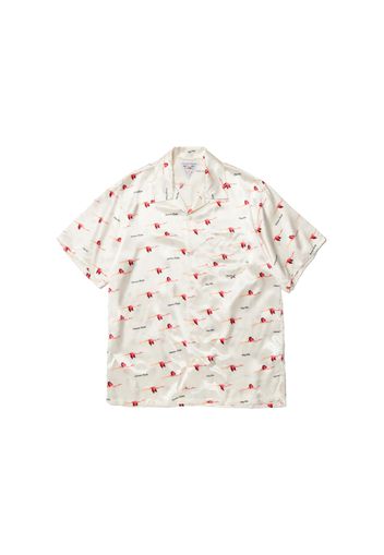 Human Made Flamingo Aloha Shirt White