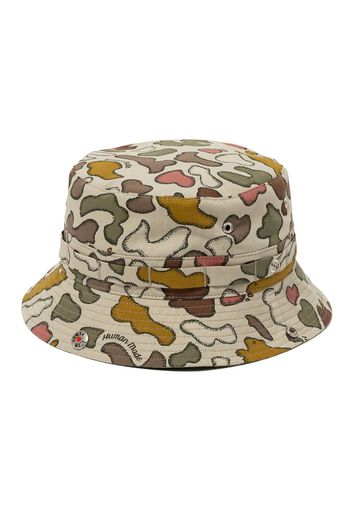 Human Made x KAWS Made Camo Bucket Hat Brown