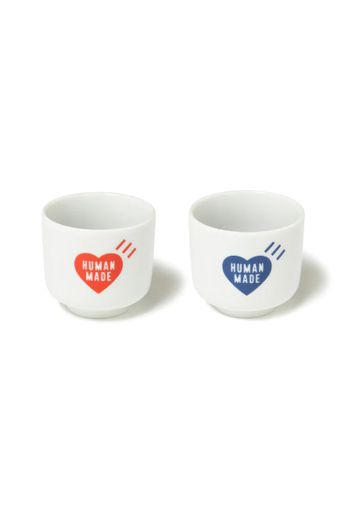 Human Made Heart Sake Cup (Set of 2) White