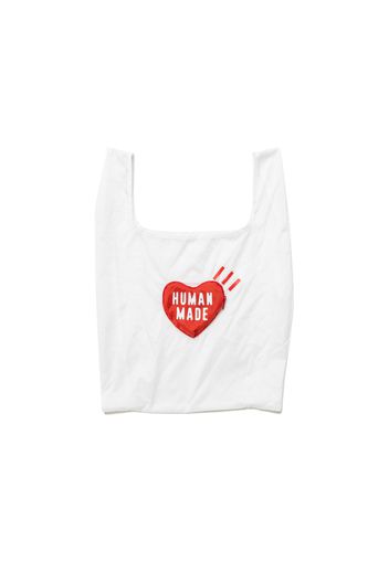 Human Made Packable Nylon Tote Bag White