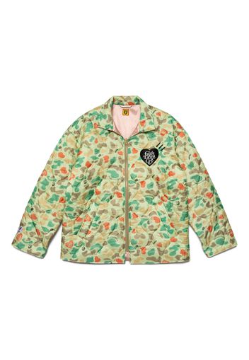 Human Made x Girls Don't Cry Heart Camo Jacket Green