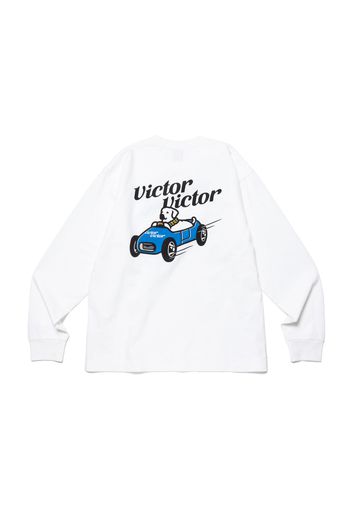 Human Made x Victor Victor L/S T-Shirt White