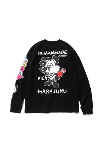 Human Made x Verdy Vick L/S T-Shirt Black