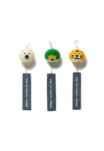 Human Made Animal Wind Chime (Set of 3) Multi