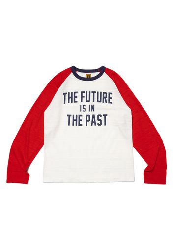 Human Made Raglan L/S T-Shirt White Red