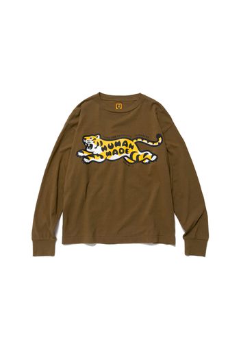 Human Made Tiger L/S T-Shirt Olive Drab