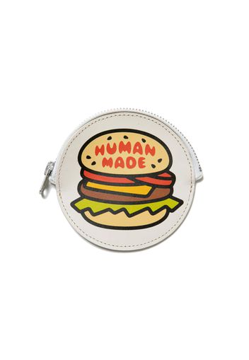 Human Made Hamburger Circle Coin Case White