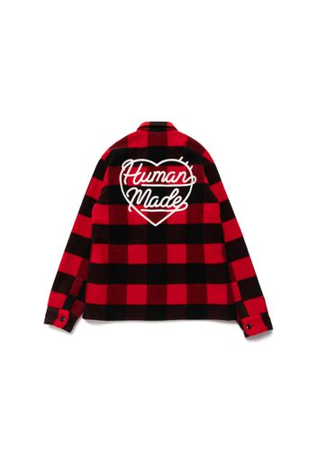 Human Made Wool Overshirt Red