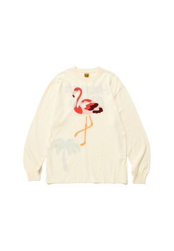 Human Made Flamingo Knit Sweater White