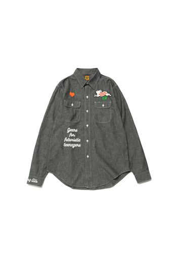 Human Made Chambray Shirt Black