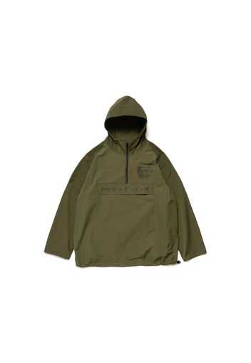 Human Made Half Zip Anorak Jacket Olive Drab