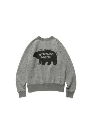 Human Made Raglan Crew Neck Sweatshirt Grey