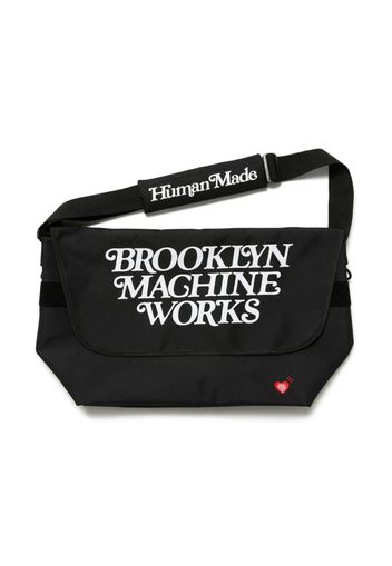 Human Made x BROOKLYN MACHINE WORKS x Girls Don’t Cry Messenger Bag Black