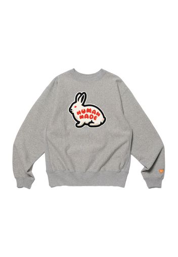 Human Made Rabbit Heavy Weight Crewneck Sweatshirt Grey