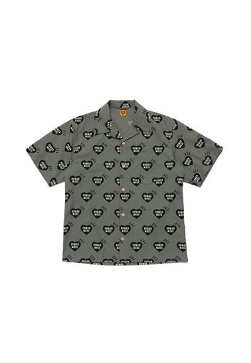 Human Made Heart Aloha Shirt Grey