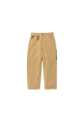 Human Made Herring Bone Painter Pants Beige