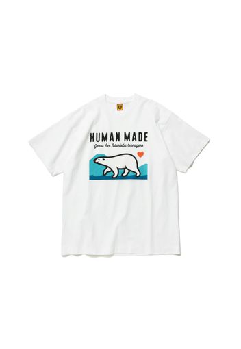 Human Made Polar Bear Graphic T-Shirt White