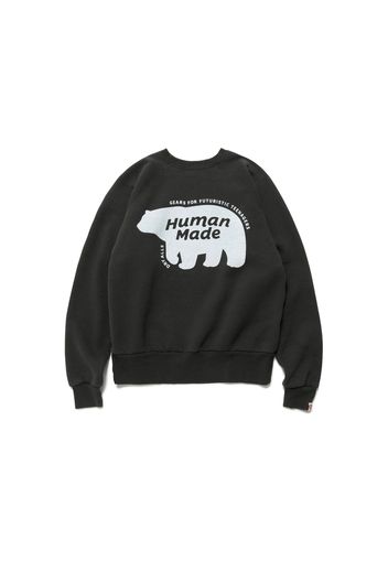 Human Made Raglan Crew Neck Sweatshirt Black