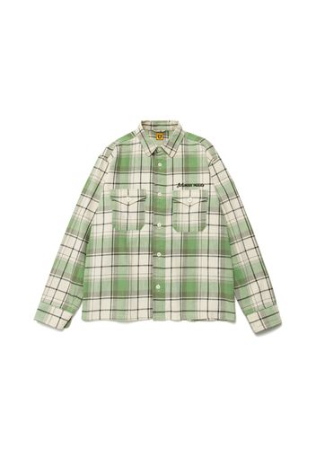 Human Made Checked Overshirt Green