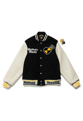 Human Made x Asap Rocky Human Testing Varsity Jacket Black