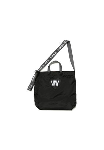 Human Made Nylon Heart 2 Way Tote Bag Black