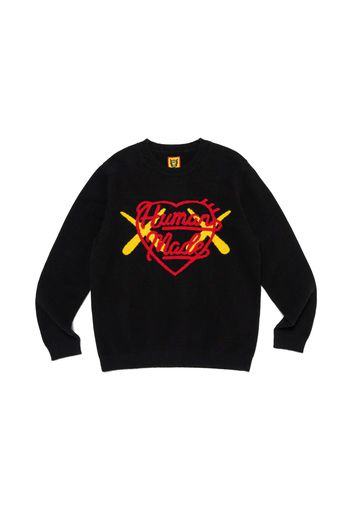 Human Made x KAWS Kids Knit Sweater Black