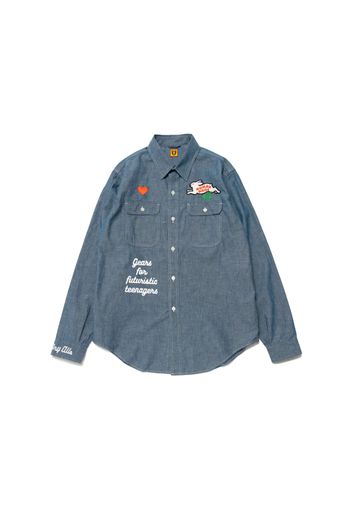 Human Made Chambray Shirt Blue