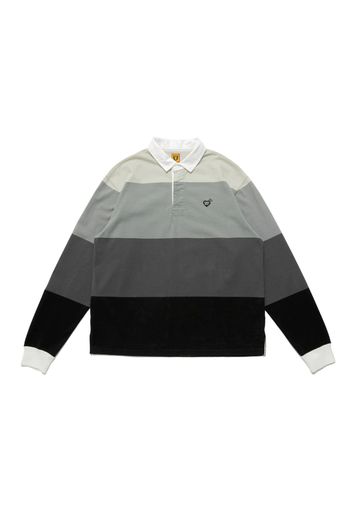 Human Made Multi Stripe Rugby Shirt Grey