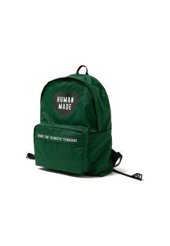 Human Made Nylon Heart Backpack Green