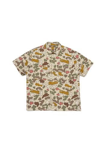 Human Made x KAWS Made Camo Shirt Brown