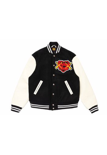 Human Made x KAWS Varsity I Jacket Black