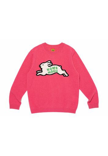 Human Made x KAWS Kids Knit Sweater Pink