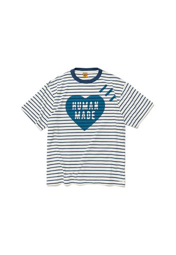 Human Made Striped Heart T-Shirt Navy