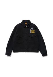 Human Made Zip-Up Work Jacket Navy