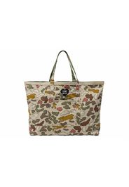 Human Made x KAWS Made Camo Tote Bag Brown