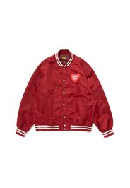 Human Made Nylon Stadium Jacket Burgundy