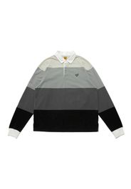 Human Made Multi Stripe Rugby Shirt Grey