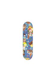 Ice Cream Island Skateboard Deck Blue