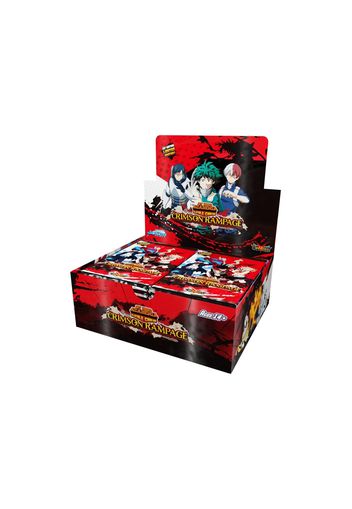 Jasco UniVersus My Hero Academia CCG Crimson Rampage 1st Edition Booster Box