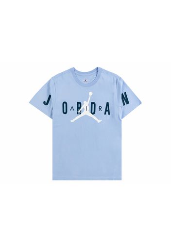 Jordan Air Strech SS Crew T-shirt Light Blue/White