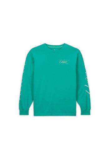 Jordan x Union MJ L/S Tee (Asia Sizing) Kinetic Green/White