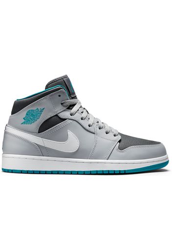 Jordan 1 Mid Wolf Grey Tropical Teal