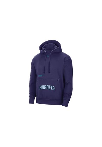 Jordan NBA Charlotte Hornets Courtside Loose Fit Hoodie Purple