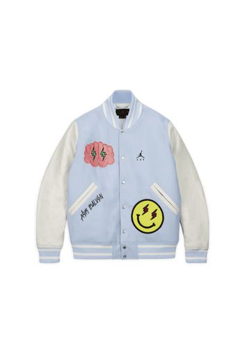 Jordan x J Balvin Varsity Jacket White/Blue