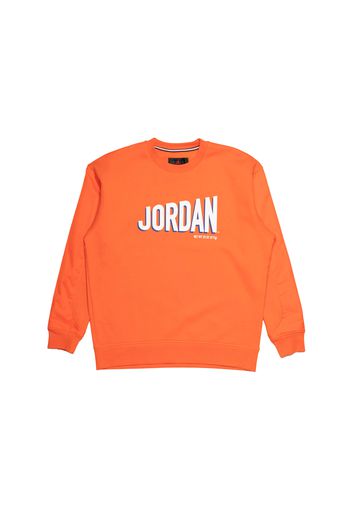 Jordan Flight MVP Graphic Fleece Crewneck Sweatshirt Orange